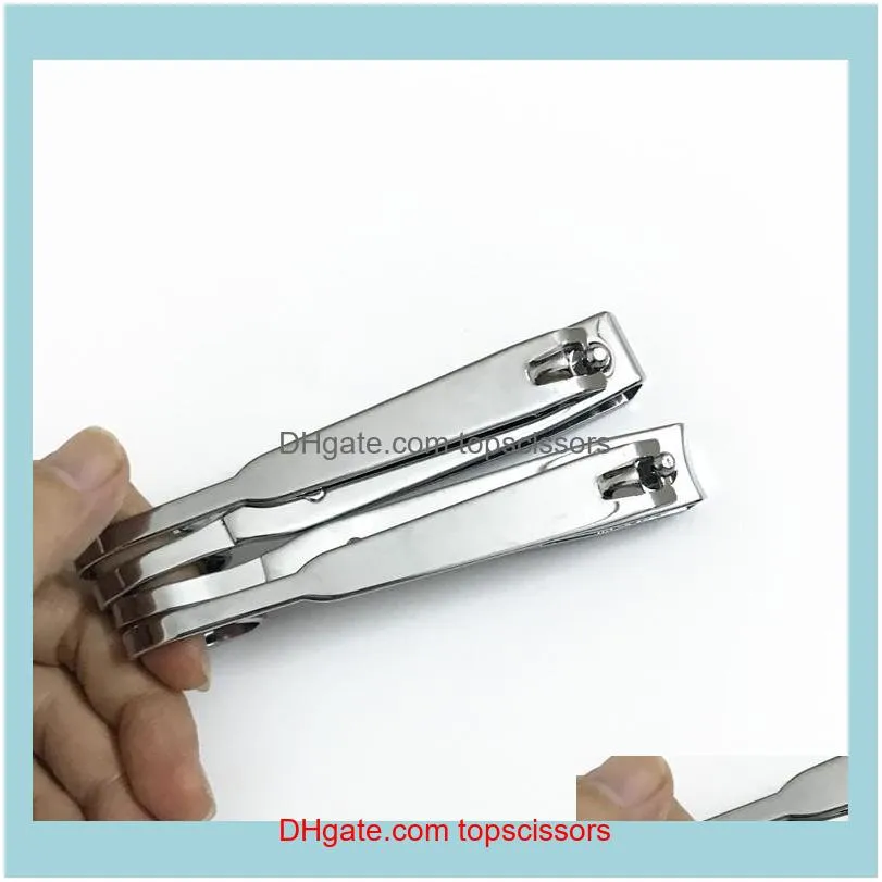 1PC High Quality Flat and Bend Nail Clippers Nail Beauty Manicure Tools With Handle Sharp Pedicure Large and Small Size Scissors