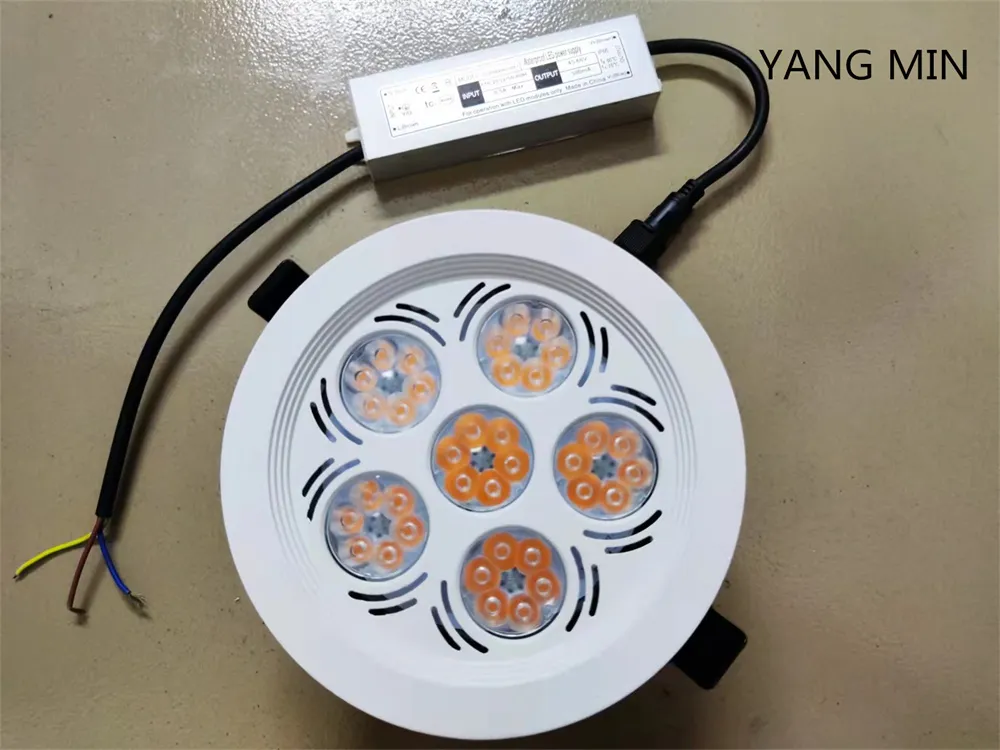 LED Recessed ceiling spotlight, jewelry counter, showroom, shopping mall, anti-glare 36W high power light