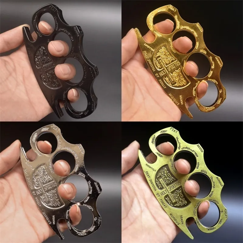 Four Fingers Widen Knuckles Protective Gear Adult Metal Kirsite