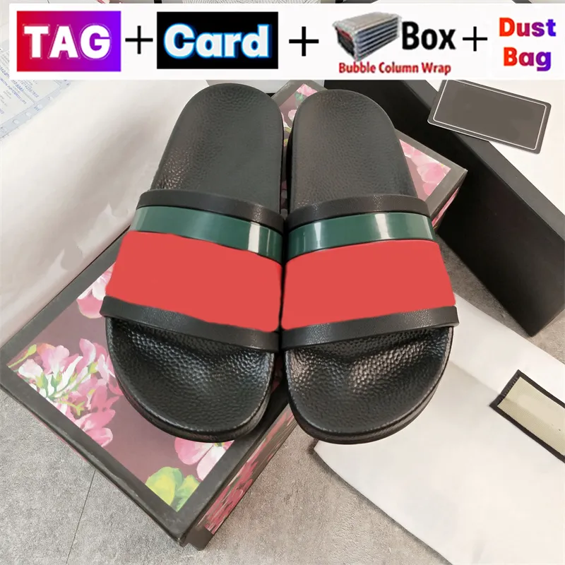 Designer Slippers men women slides Summer Cool Beach Luxury slide with original box dust bag platform shoes Fashion floral leather rubbers sneakers sandals 35-47