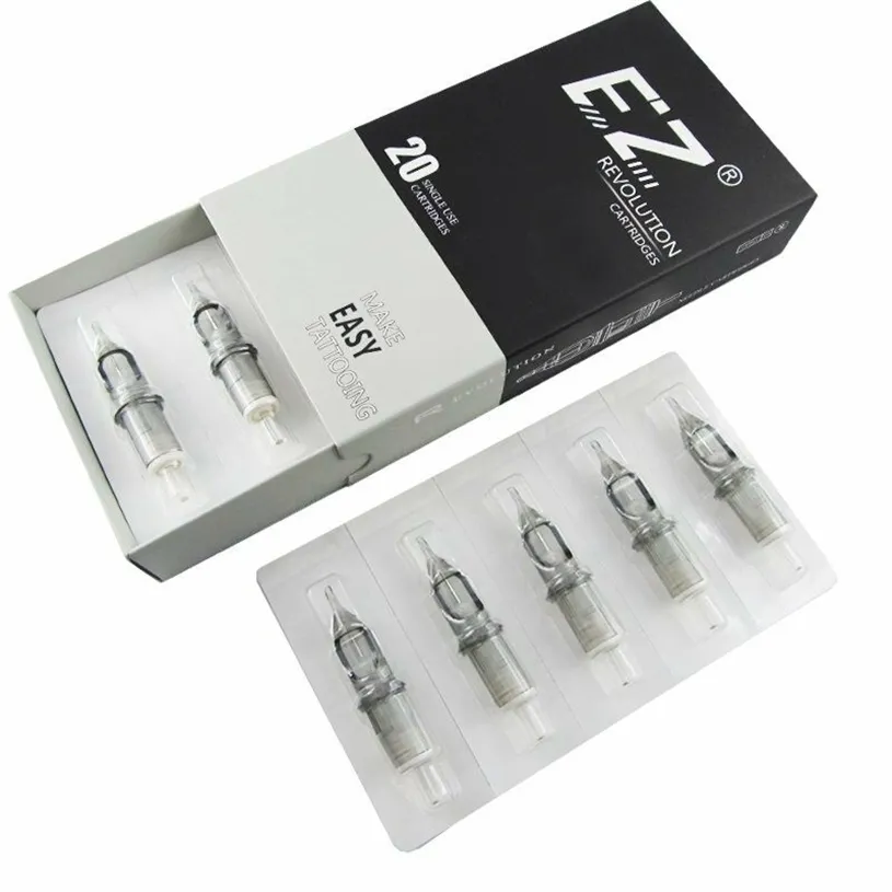 EZ Revolution Cartridge Tattoo Needles #06 0.20mm Round Liner for & Microblading Permanent Makeup Eyebrows Eyeliner 20pcs 211229