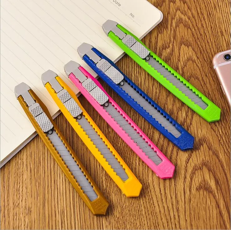 Lot De 10 Mini Cutters De Sécurité Rétractables – Couteaux Pliants Ultra-Compacts Pour Poche