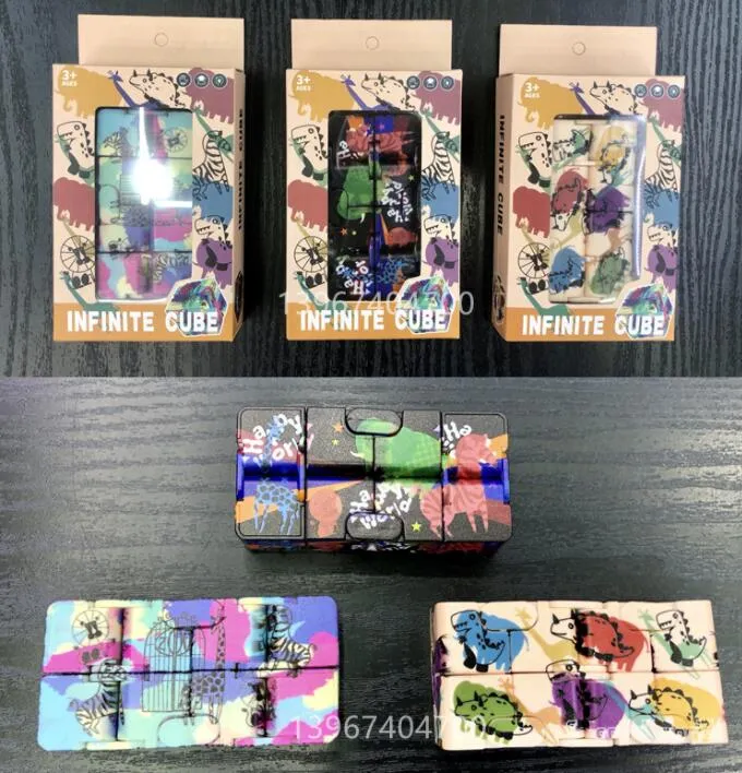 2 in 1 Star Sky Cube Magic Cube EDC Toy Infinity Cube Fidget Toy Puzzle Twist Toy Creative Decompression Plaything Birthday Gift - 26