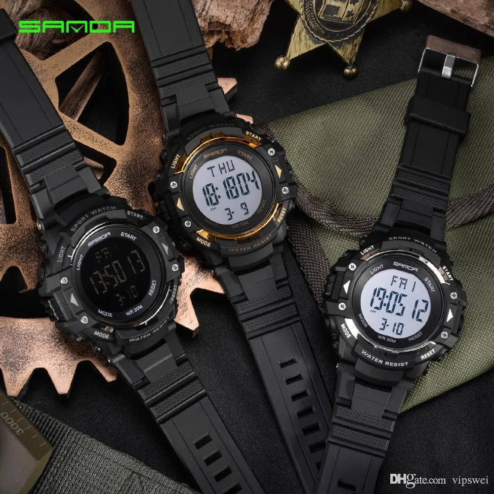 Mens Fashion Electronic Watch Luxury Led 1 052 DHgate