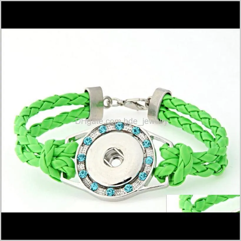 bracelet buttons diy accessories newest design snap jewelry wholesale buttons snap noosa chunks leather bracelets for women