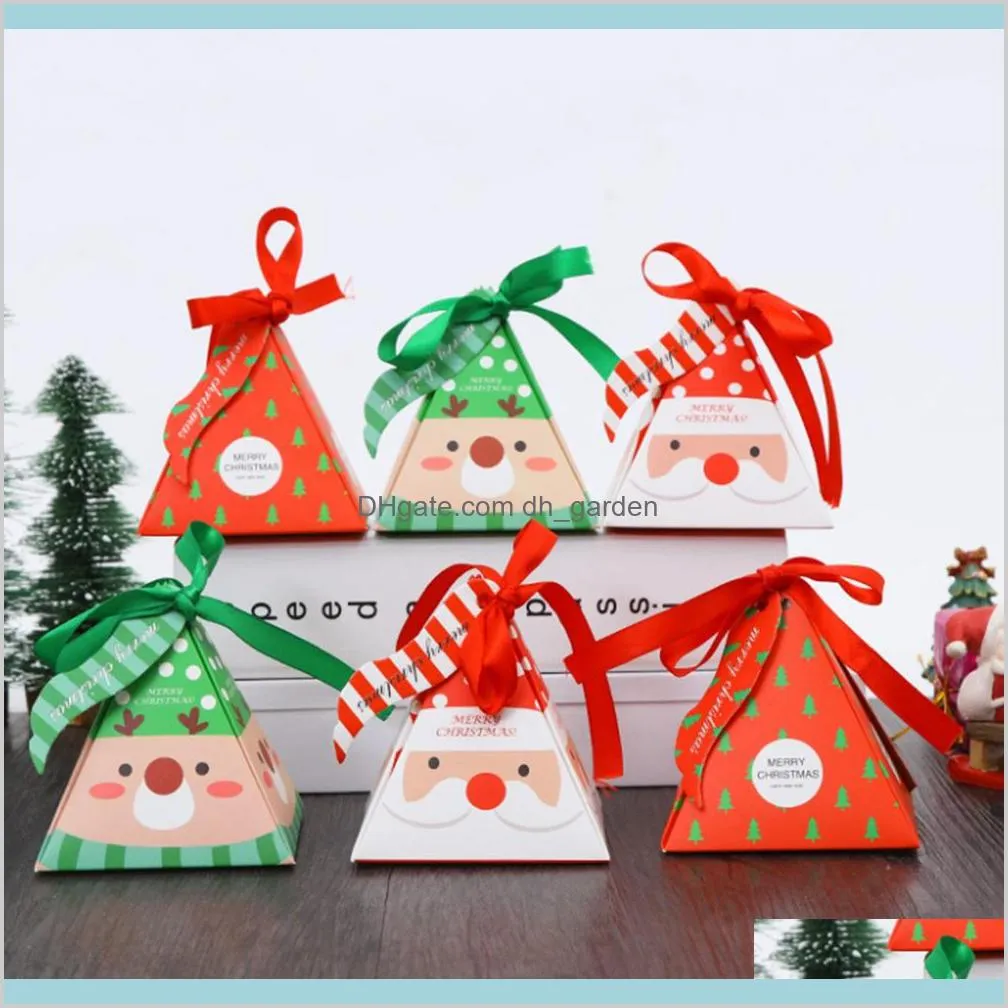 50 PCS/LOT Merry Christmas Candy Box