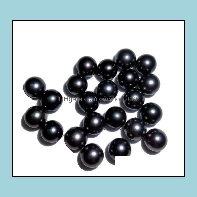 8-9mm Natural Black Pearl Loose Beads Freshwater Pearl Particles Women`s Gift