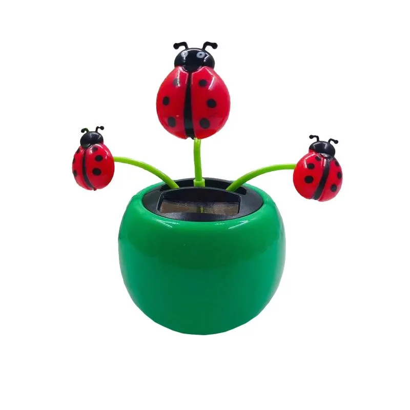 Decorações de interiores Car ornamento de automóveis decoração dançarina de girassol Swinging Bee Toy Gifts Automome decoração de casa Acessórios para meninas solares