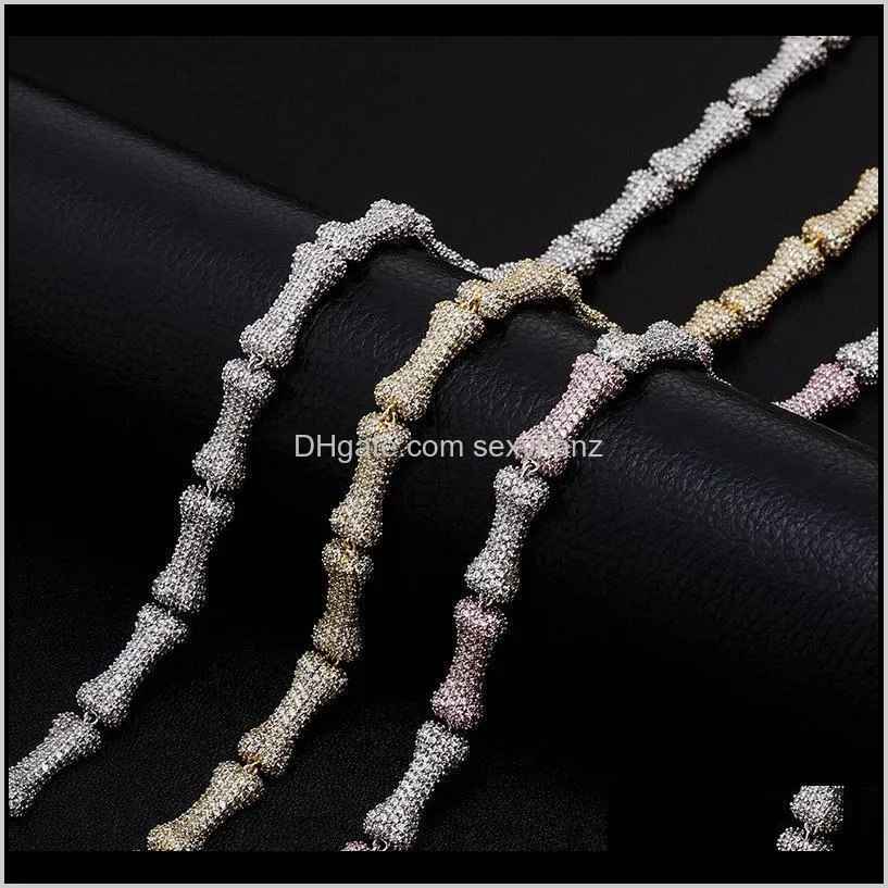 high quality copper diamond jewelry simple design bone shape ashes souvenir necklace silver link chain