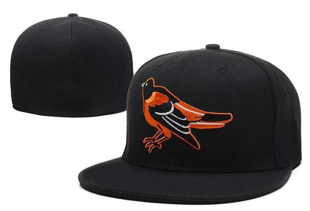 2021 Nyaste ankomstmode Orioles Baseball Caps Hiphop Gorras Bones Sport för män Kvinnor Flat Fond Hats9656904