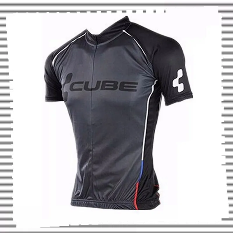 Pro Team Cube Jazda na rowerze Jersey Mens Summer Szybkie Suche Sporty Jednolite Koszule Rowerowe Roboty drogowe Topy Odzież Racing Odzież Outdoor Sportswear Y21041271