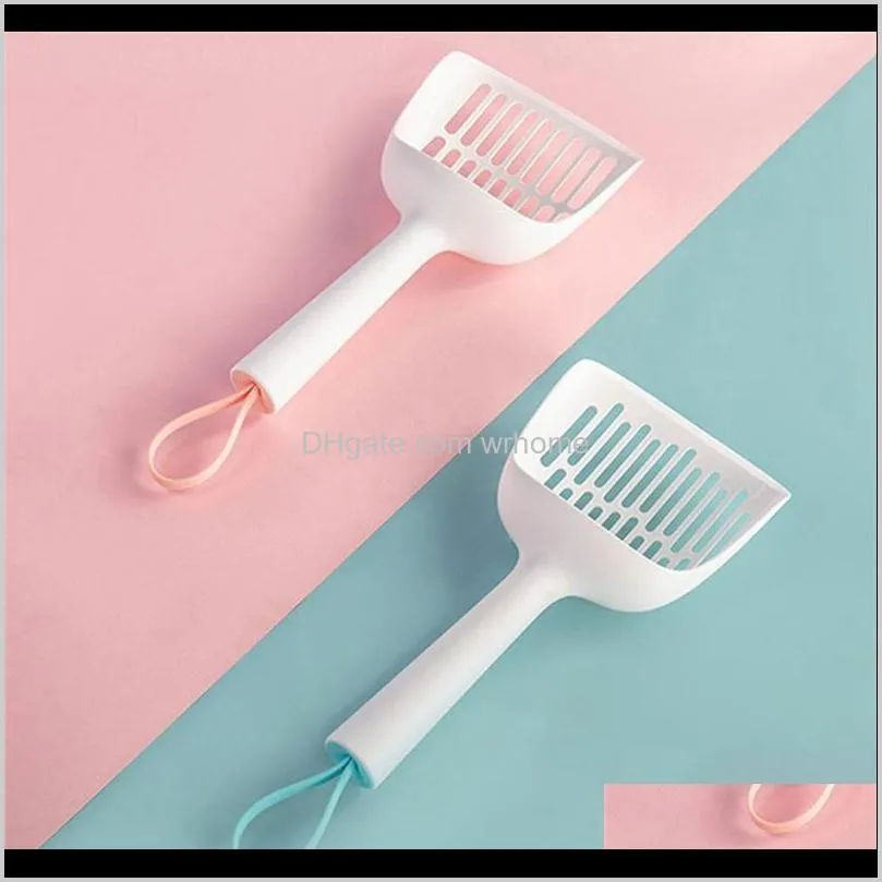 Katbenodigdheden Huis GardenCat nest schop Pet Clearing Tool Plastic Scoop Sand Cleaning Products Toilet voor Dog Lepels Grooming Drop Deliv