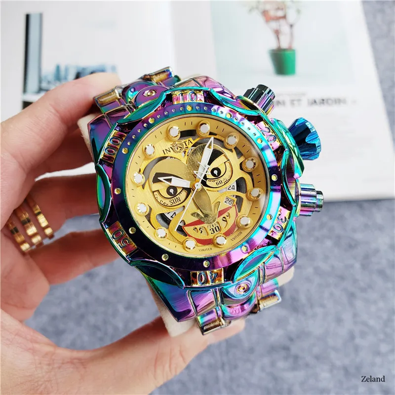 Luxury Invincible DC Comics Joker Mens Invicta Dc Joker Watch Luminous Undefeated Wirstwatch Drop1170150 From Aiyueele10 69.77 DHgate.Com