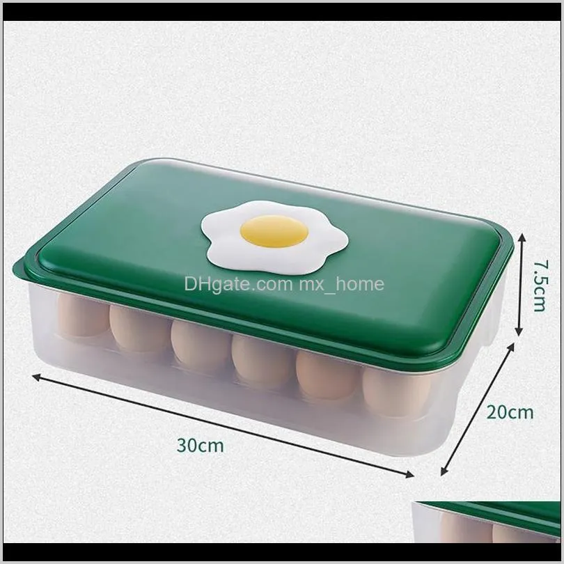 plastic storage containers refrigerator drawer type organizer boxes eggs vegetable  keeping household kitchen tool g2 bottles & ja