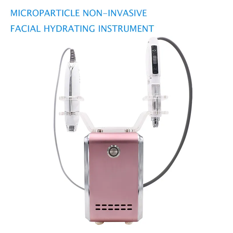 2 in 1 바늘 무료 Mesotherapy 장치가있는 얼굴을 들어 올리기위한 전기 바이오 메소 주입 총 아이 스킨 케어 머신