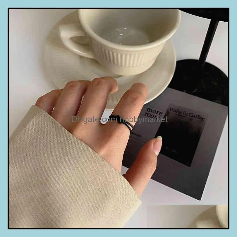 Qingdao jewelry simple and versatile cold wind ring ins personalized minority design sense light luxury trendy product hand ornament