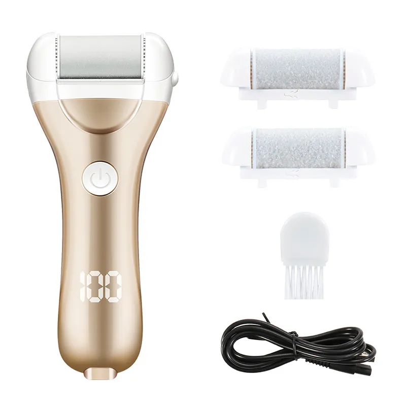 Opgeladen elektrisch voetbehandelingsbestand voor hakken slijpen pedicure tools professionele voetverzorging tool dode harde huid callus remover