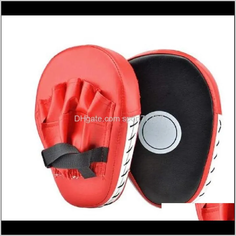 Ring p4p Forniture per il fitness Sport all'aperto 2 pezzi Kick Boxing Guanti Pad Punch Target Bag Uomini Mma Pu Karate Muay Thai Fight Sa