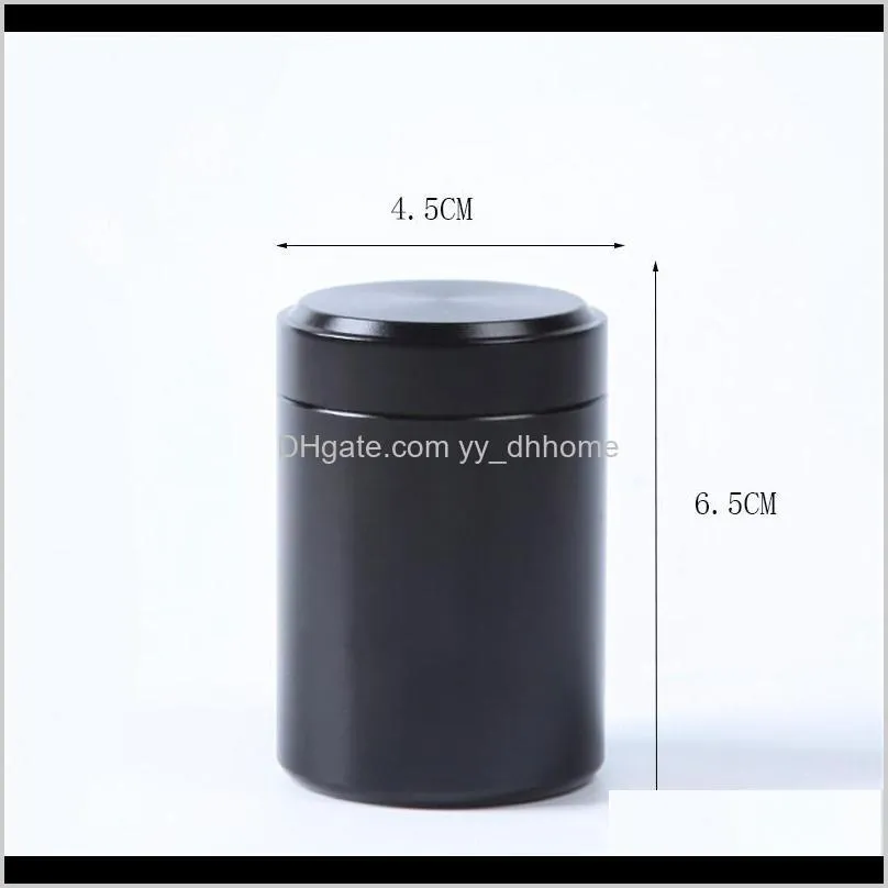 70ml airtight smell proof container aluminum stash metal sealed can jars boxes