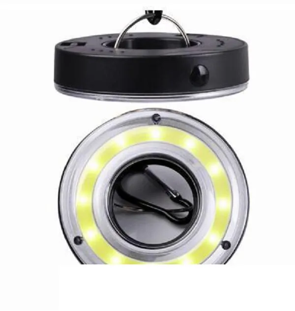 2021 Camping Light Light Lights Gancho Lanterna Campo de camping Luz de luz pendurada lâmpada portátil Lanterna LED BATERAGEM