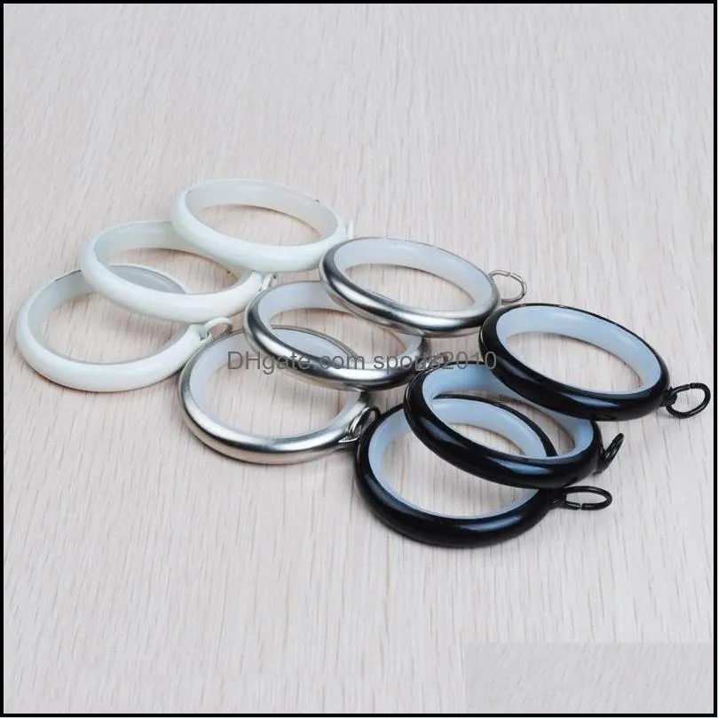 Window Curtain accessories hanging rings plated metal surface for Roman rods