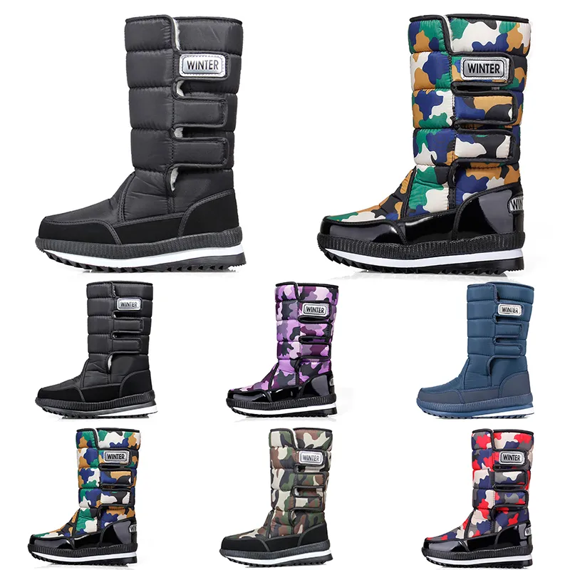 Goede Korting Classics Snows Laarzen voor Dames Heren Hoge Mini Enkle Korte Winter Boot Dames Meisjes Mannen Dames Booties Warme Katoenen Bont Non-Slips Outdoors 36-47