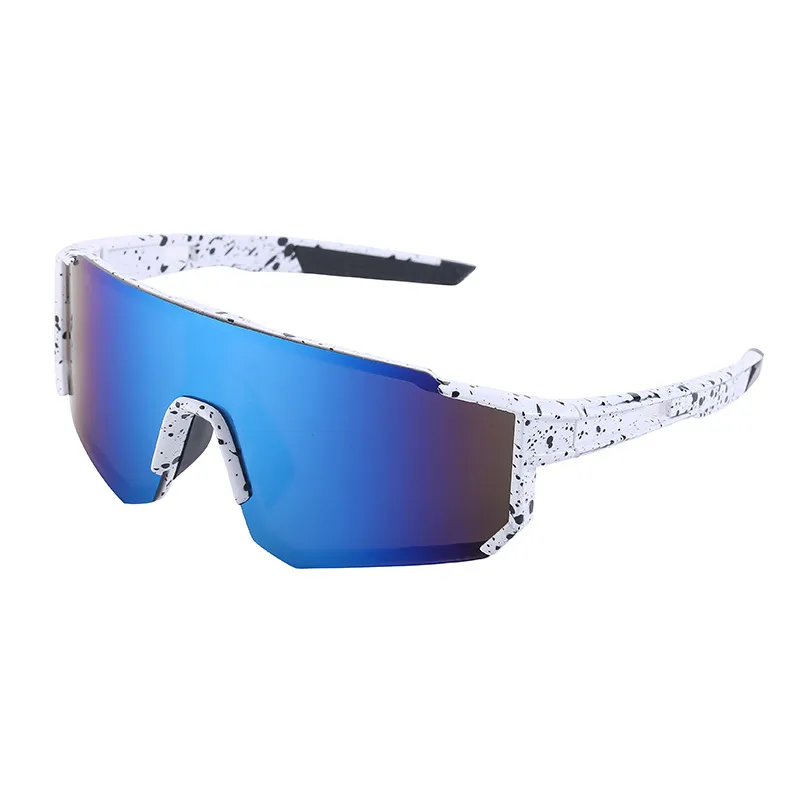 Conjunto de bikinis Gafas de sol para hombres Deporte al aire libre Gafas de ciclismo Lente de una pieza Impermeable A prueba de viento Anti polvo Niebla Senderismo Equipado Seguridad Protección para los ojos Go