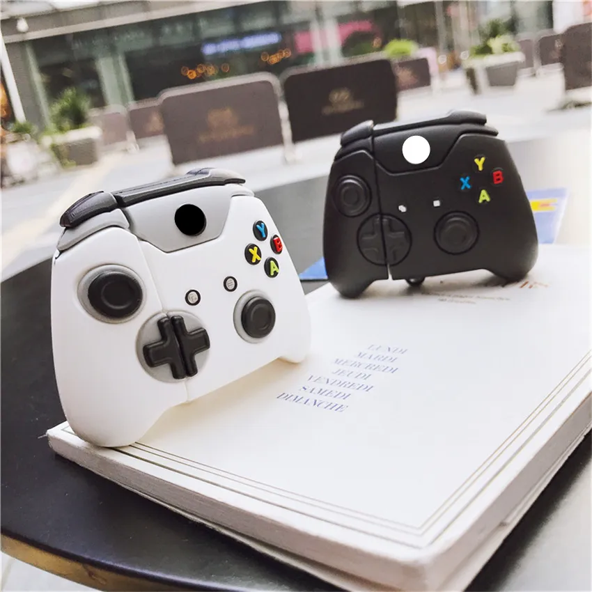 Luksusowy 3d Cute Retro Game Console Console Control dla AirPods 1 2 Pro Pudełka ładujące X Box Silikonowe Słuchawki Anti Spadek Pokrywa Ochronna