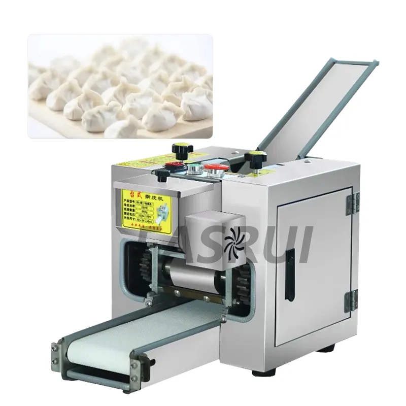 Macchina avvolgitrice per gnocchi elettrica commerciale per la produzione di Wonton Press Skin Machine in acciaio inossidabile