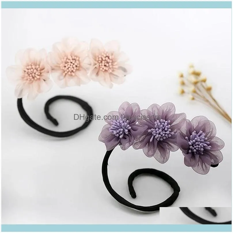 High Quality Anti-slip Lazy Flower Hairpin Elegant Head Hair Device Ball For Women Wedding Headdress Bun Maker1