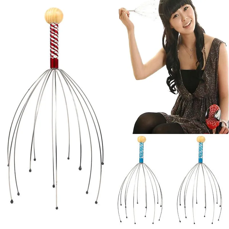 Garden Head Massagers Stimulators Scratcher Tinteling Stress Reliever Tool Massageklauw voor hoofdhuidstimulatie en ontspanning