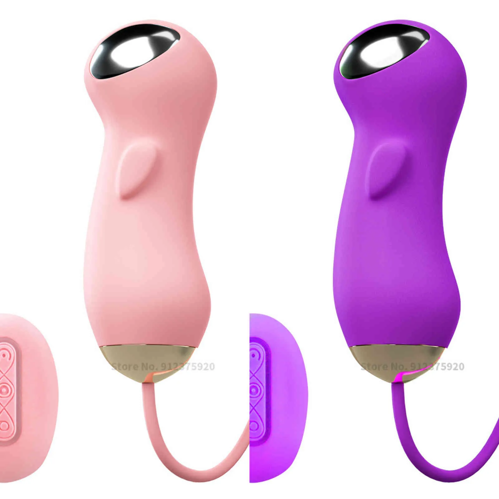 NXY Eggs Telecomando Shock elettrico Vibrante Uovo di salto per le donne Stimolazione del clitoride Palline vaginali Vibratore Coppia Masturbazione Giocattolo del sesso 1124