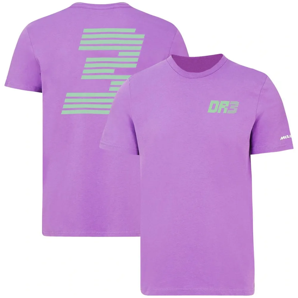 Offerta speciale 2021 nuova F1 ad asciugatura rapida a maniche corte T-shirt girocollo MCL Norris a maniche corte Formula 1 Ricardo fan sports258h