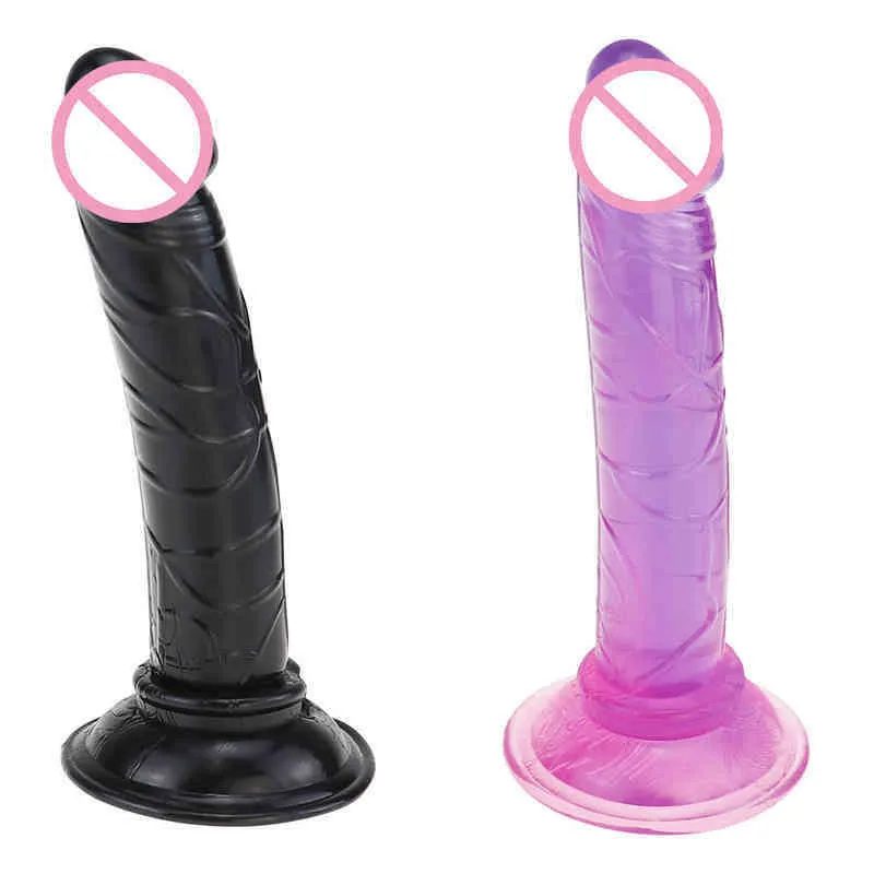 NXY Seks Vibratörleri Masturbators Gerçekçi Yumuşak Sıvı Silikonlar Yapay Penis Cilt Duygu Silikon Penis Erotik Lezbiyen Ürün için Muazzam Büyük Dick Stimülasyon 1218