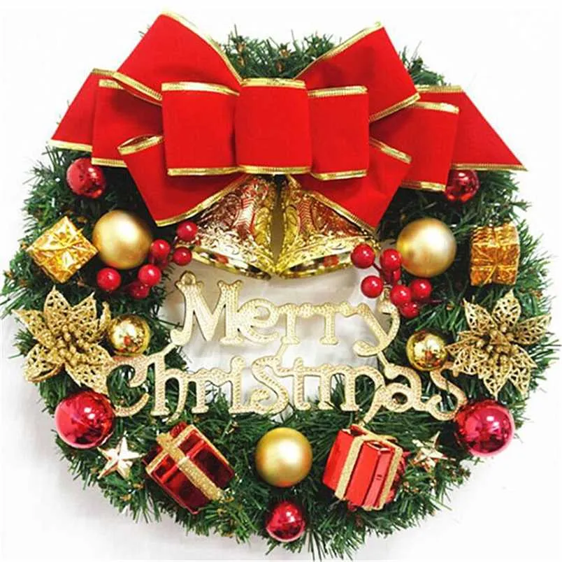 Boże Narodzenie Garland Ornament Wieniec Okno Układ Drzwi Wiszące Tag Strip Cenue Układ Boże Narodzenie Garland Home Decorate 211104