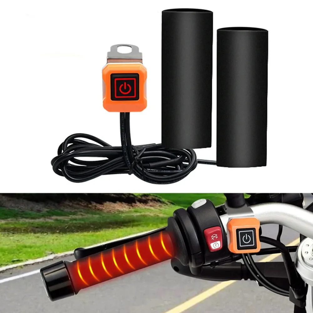 Manopole riscaldate per moto con controllo della temperatura a tre velocità Manubrio Manopole riscaldate elettriche intelligenti