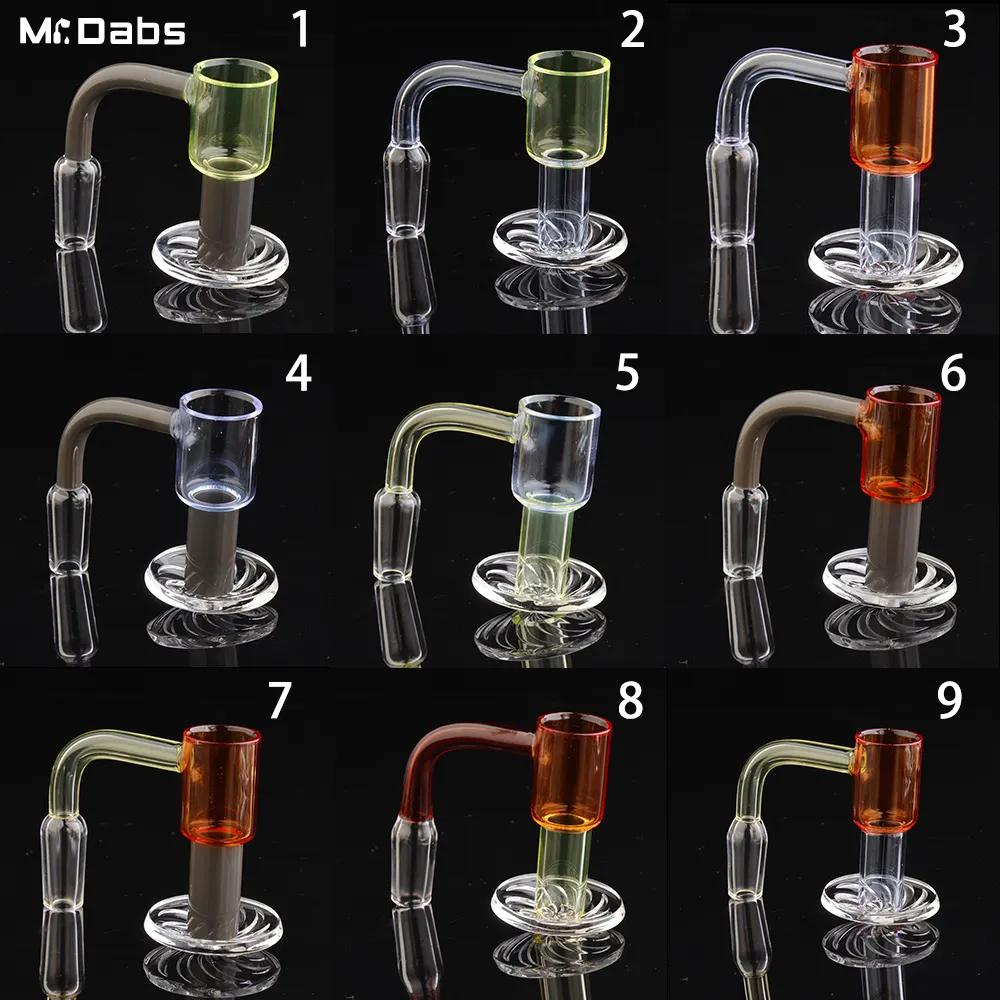 Coloré Regula 20mm Spinning Banger Fumeurs Accessoires 10mm 14mm 19mm Femelle Mâle Joint pour Verre Bongs Conduites D'eau Dab Rigs