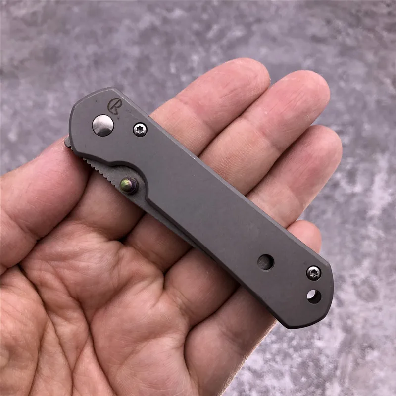 Chris Reeve Mini Sebenza 21 Costeffective Version Pocket Folding Knife 7Cr13Mov Stonewashed Blade Steel Handle Camping Outdoor ED3492718
