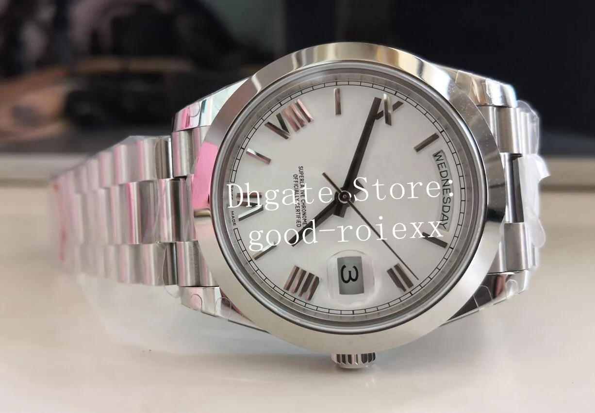 12 стильных мужских часов с гладким безелем BP Factory Automatic 2813 Steel Time Day Date 228206 Зеленый Голубой Черный Кристалл 21304D