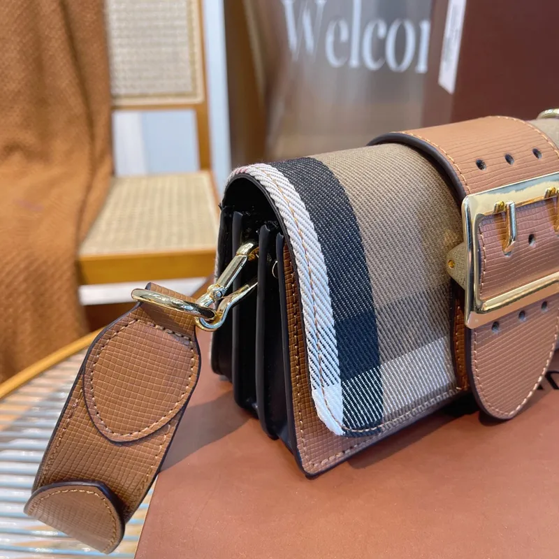 Designer cross body the tote bag Luxury shoulder bags handbag Check, Plaid & Tartan Letter Genuine leather Perforated Fashion brand crossbody bag