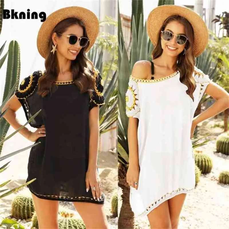 Vestido negro para playa deals