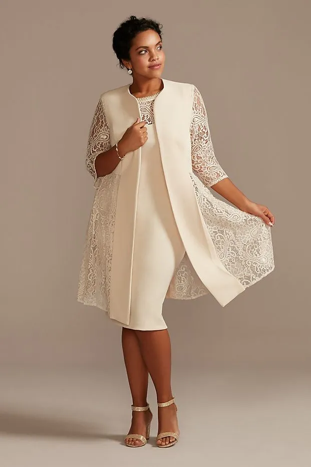 mother of the bride dresses with jacket