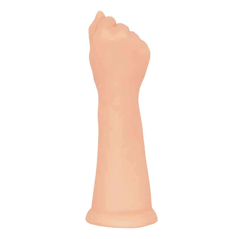 Nxy Sex Products Фаллоимитаторы 27 5 * 8 см огромный кулачный дилдо ручной ручной игрушки мягкие члены для женской мастурбации анальная пробка 1216