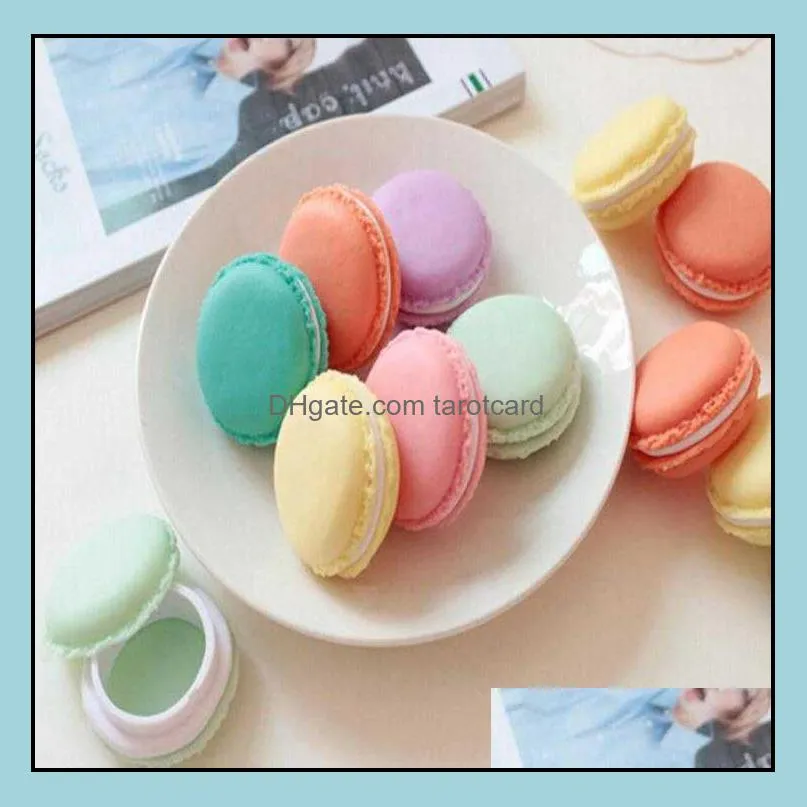 1000 Pcs Sweet Macarons Storage Box Candy Color For Jewelry Earring Outing Boxes Living Essential Wholesale
