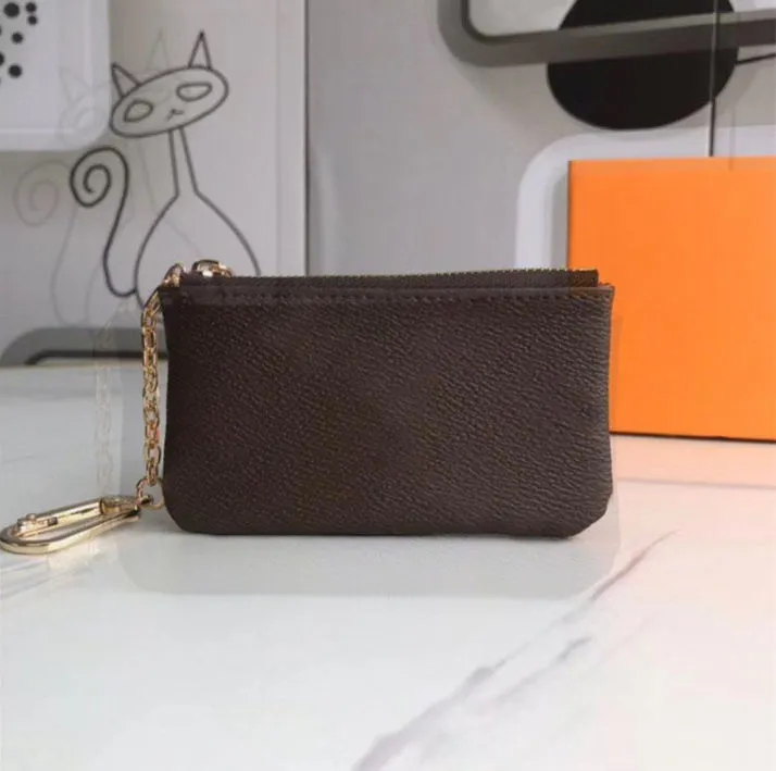 2020 Schlüsseletuis Geldbörsen Geldbörse Herren Schlüsseletui Damen Kartenhalter Handtaschen Leder Kartenkette Mini Geldbörsen Geldbörse Clutch Handtasche