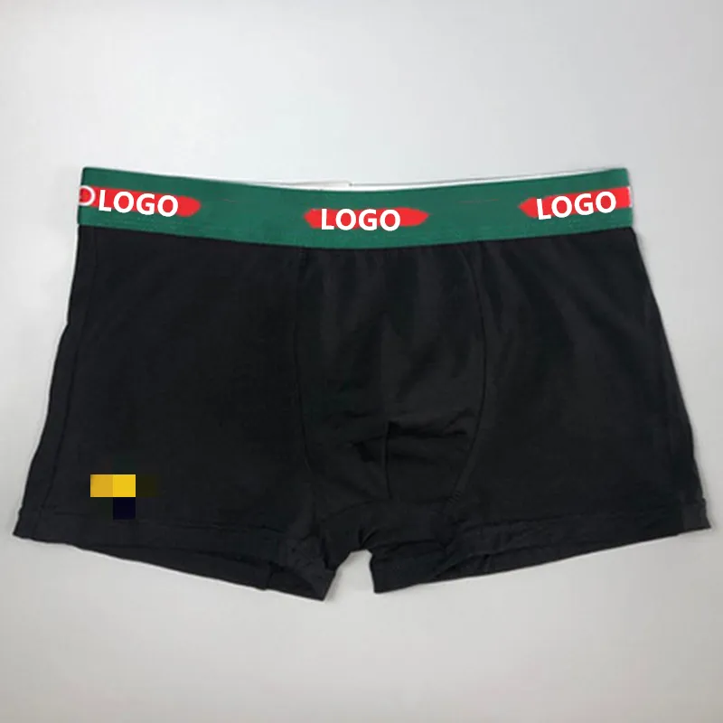 Mannen Brief Afdrukken Merk Onderbroek Mode Casual Sexy Ondergoed Boxershorts Ontwerpers Zachte Ademende Katoenen Slipje 3 stks Met Dozen