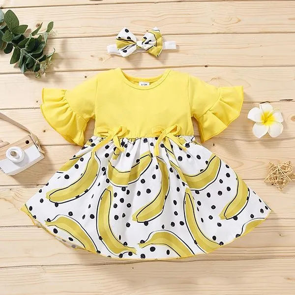 Designer frock banana 2025