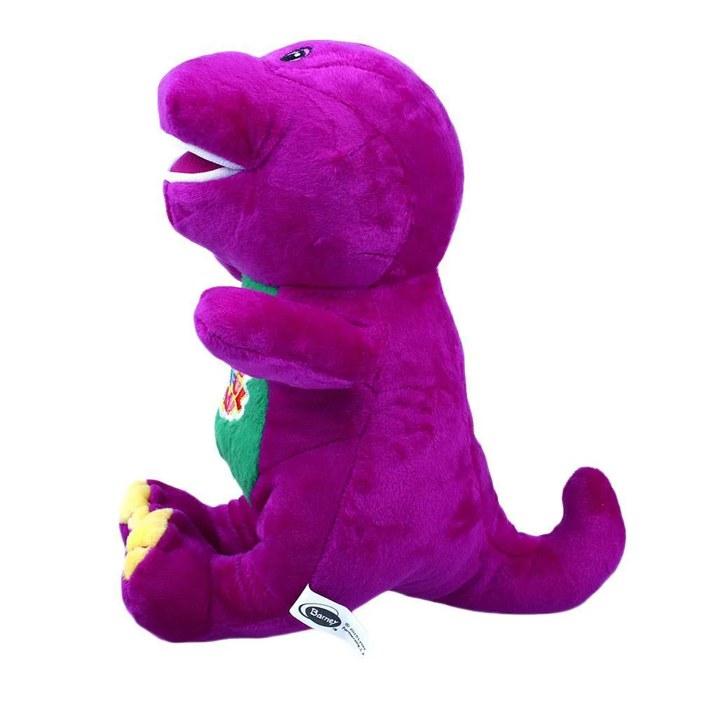 30cm singing purple Barney friend little dinosaur plush dolls Toy Gift For Kids