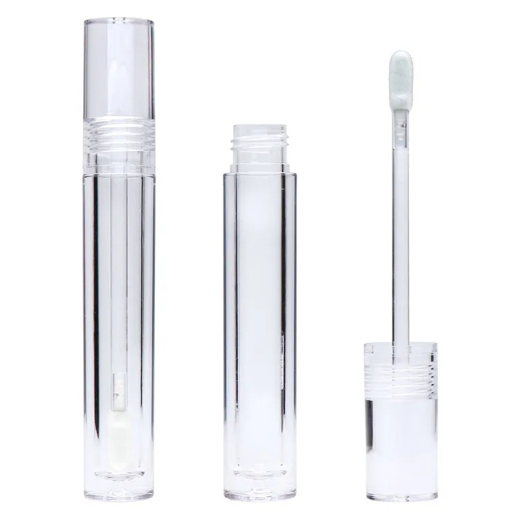 Lip Gloss Wand Tube Bottle Crystal Transparant Clear PetG Lege Lipgloss Vloeibare Lipstick Verpakking Container DIY Make Lip Tint Flessen 7ml