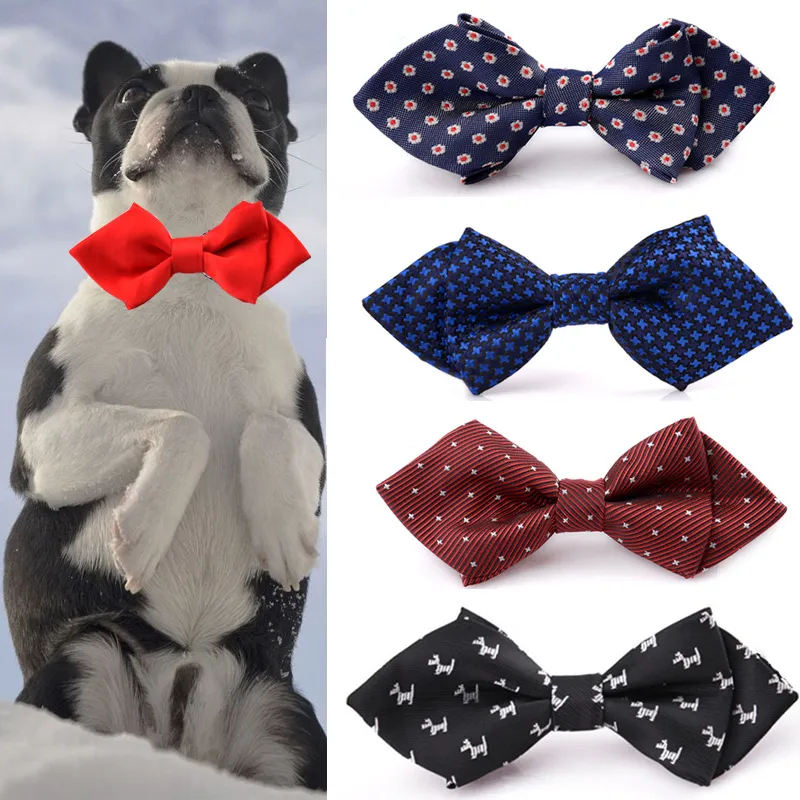 Stylish Big Dog Collars Cartoon Pet Tie Suit Accessories Practical Puppy Supplies 1961 Y2